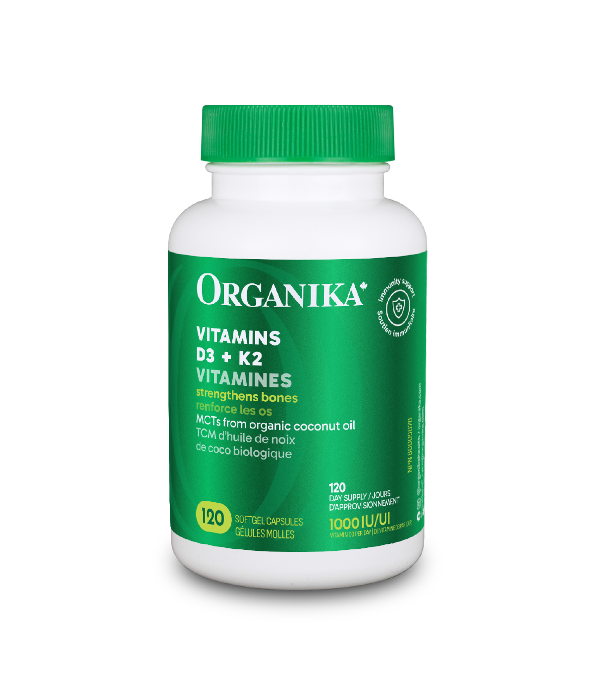 Vitamins D3 + K2