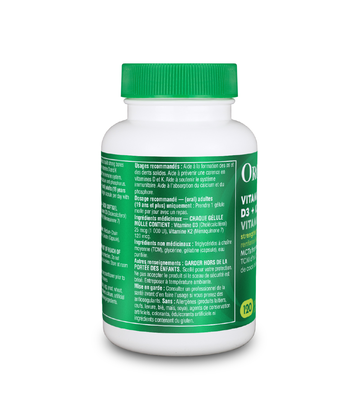 Vitamins D3 + K2