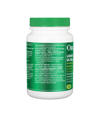 Lion's Mane Ultra Strength Organic Mushroom Extract