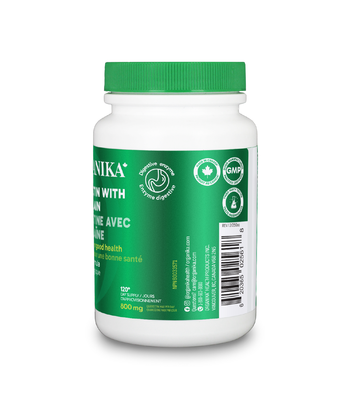 Quercetin with Bromelain