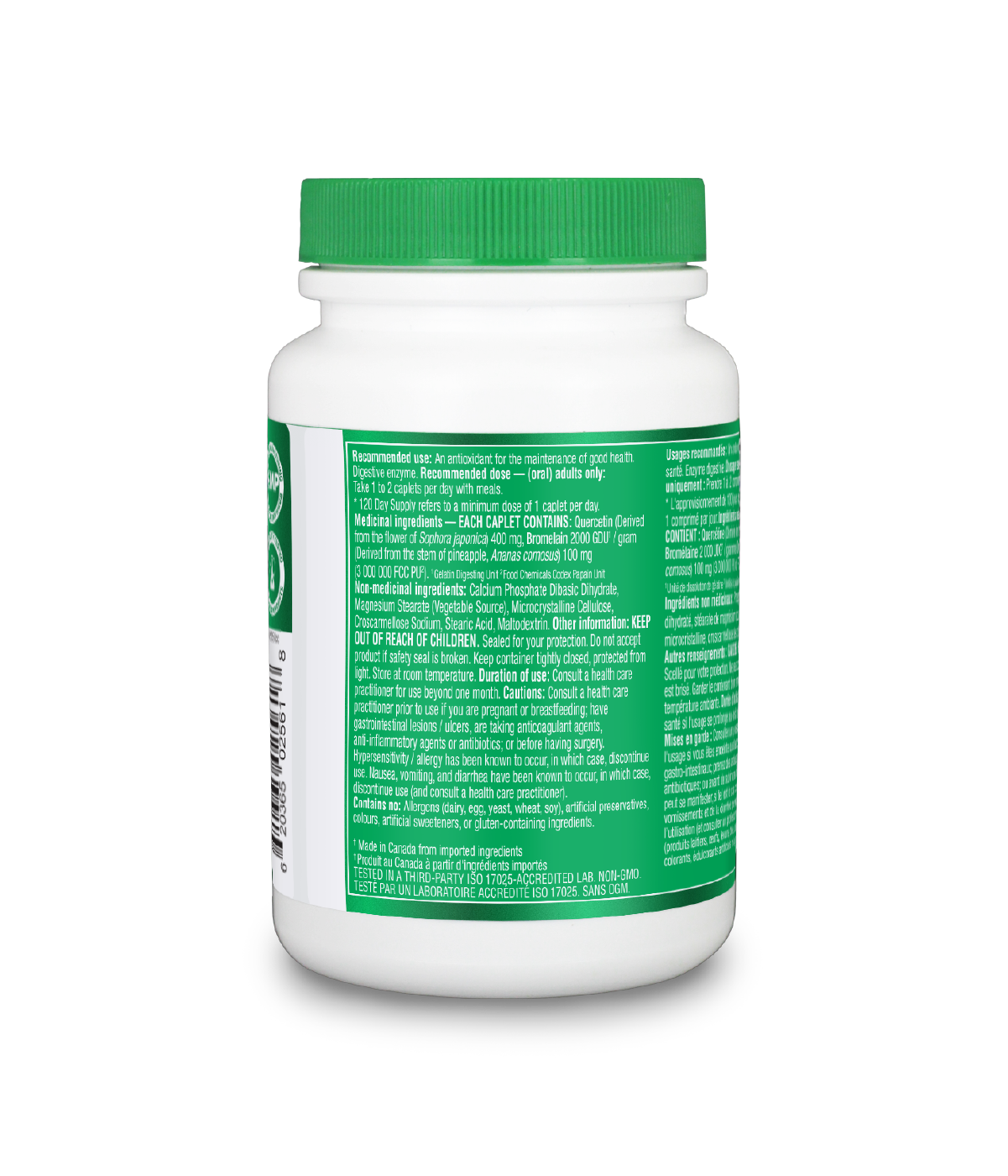 Quercetin with Bromelain