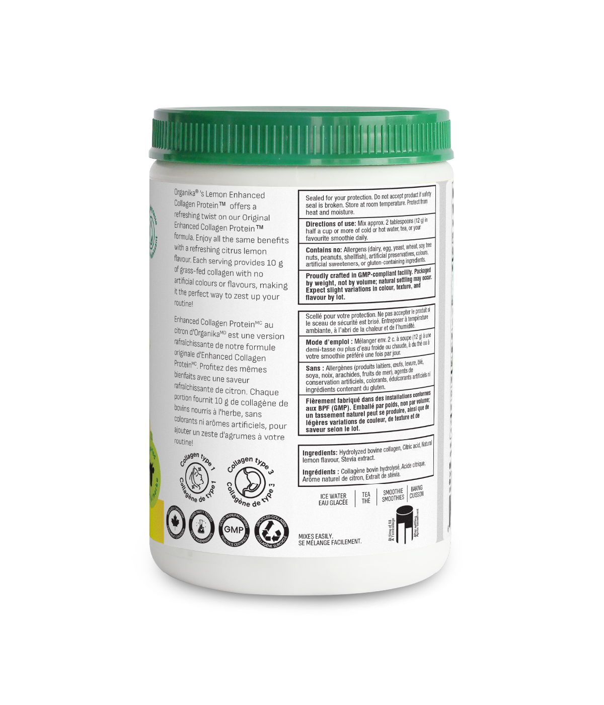 Lemon Enhanced Collagen Protein