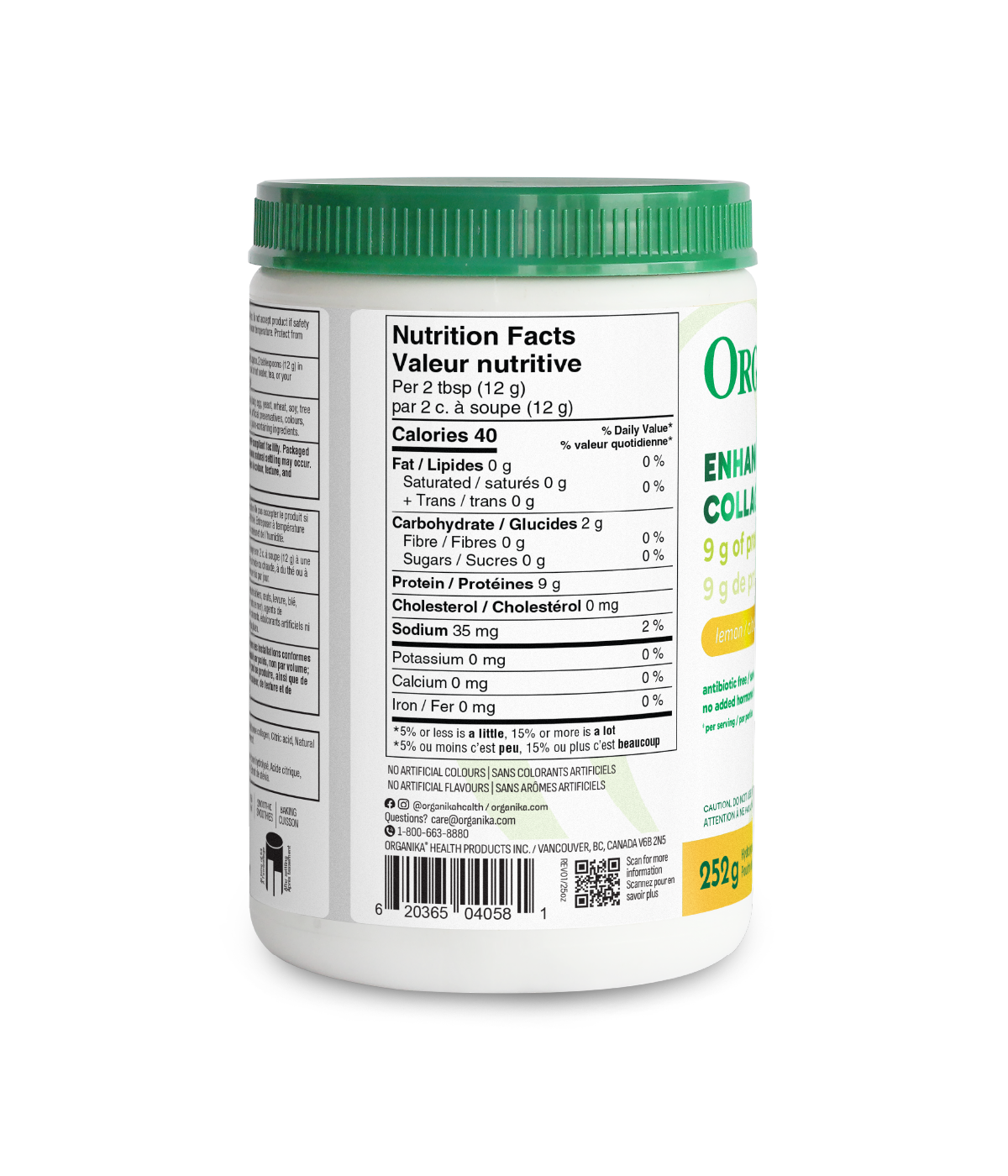 Lemon Enhanced Collagen Protein