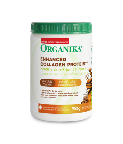 Dark Chocolate Pumpkin Spice Enhanced Collagen Protein