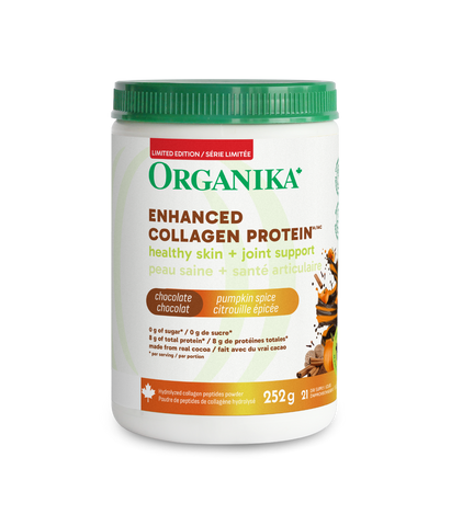 Dark Chocolate Pumpkin Spice Enhanced Collagen Protein