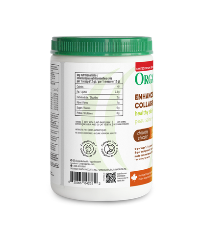 Dark Chocolate Pumpkin Spice Enhanced Collagen Protein