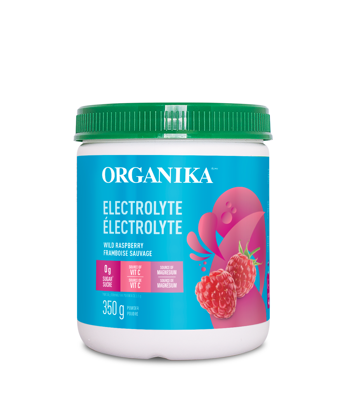 Organika Electrolyte Wild Berry. 350g. 
