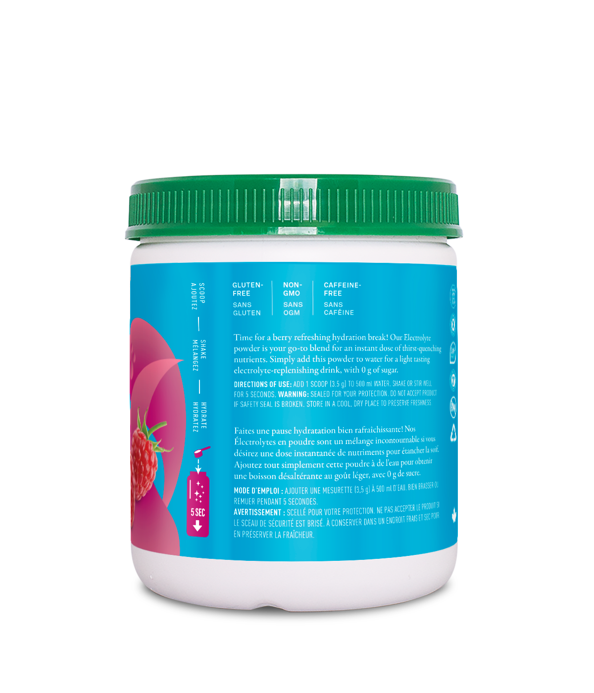 Organika Electrolyte Wild Berry. 350g. 