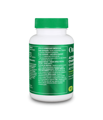 Activated Charcoal - 90 Vcaps - Organika Health Products