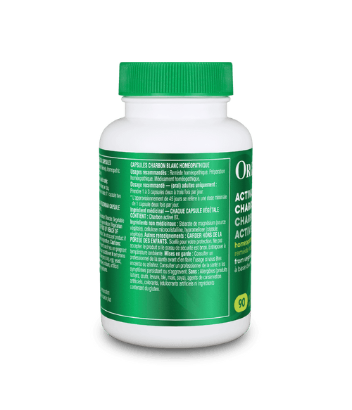 Activated Charcoal - 90 Vcaps - Organika Health Products