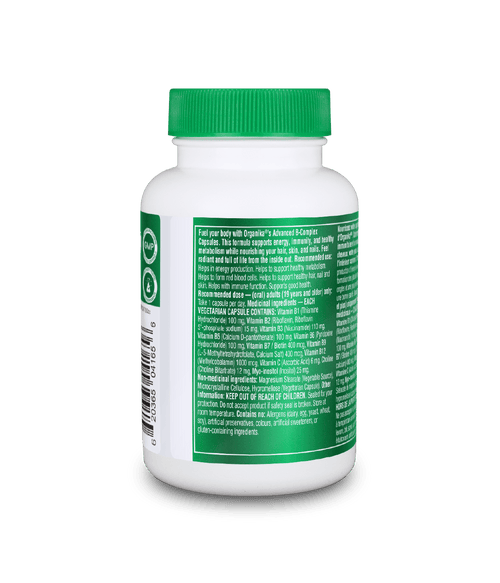 Advanced B - Complex - 60 vcaps - Organika Health Products