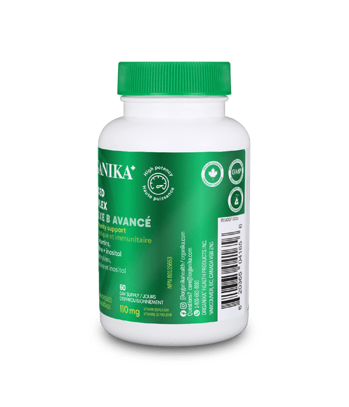 Advanced B - Complex - 60 vcaps - Organika Health Products