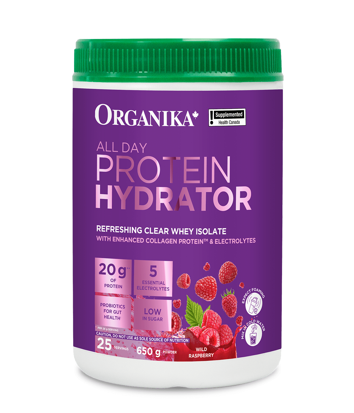 All Day Protein Hydrator - 650 g - Organika Health Products
