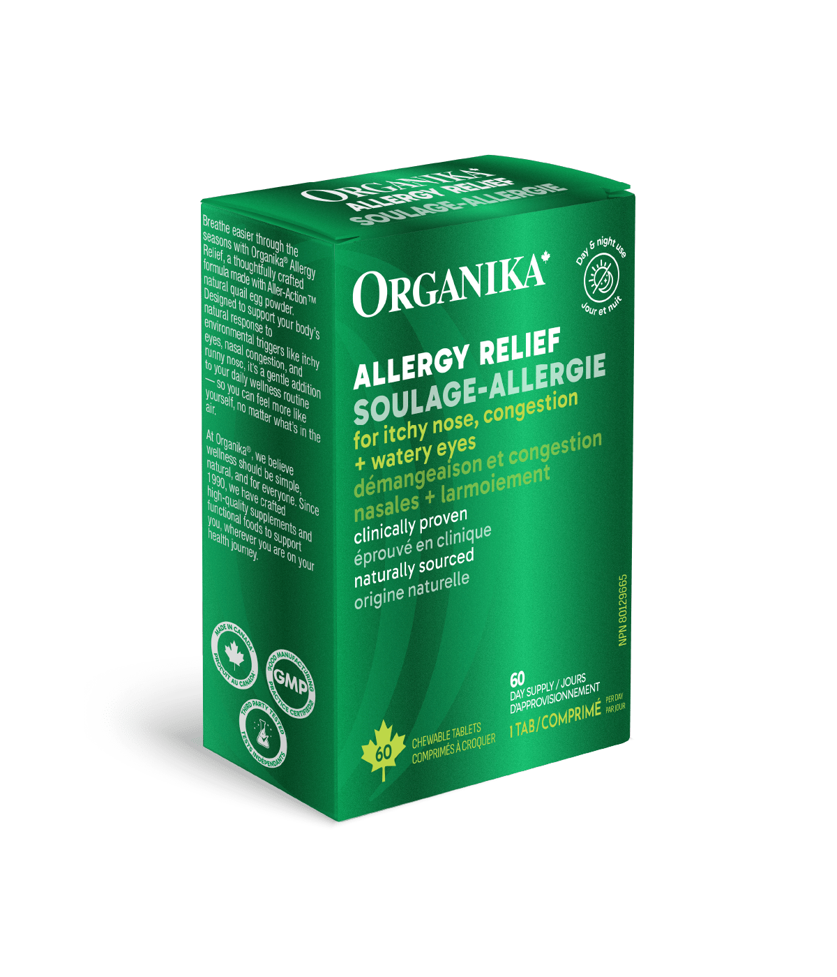 Allergy Relief - 60 Tablets - Organika Health Products
