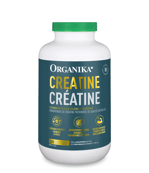 Creatine Capsules - 300 vcaps - Organika Health Products