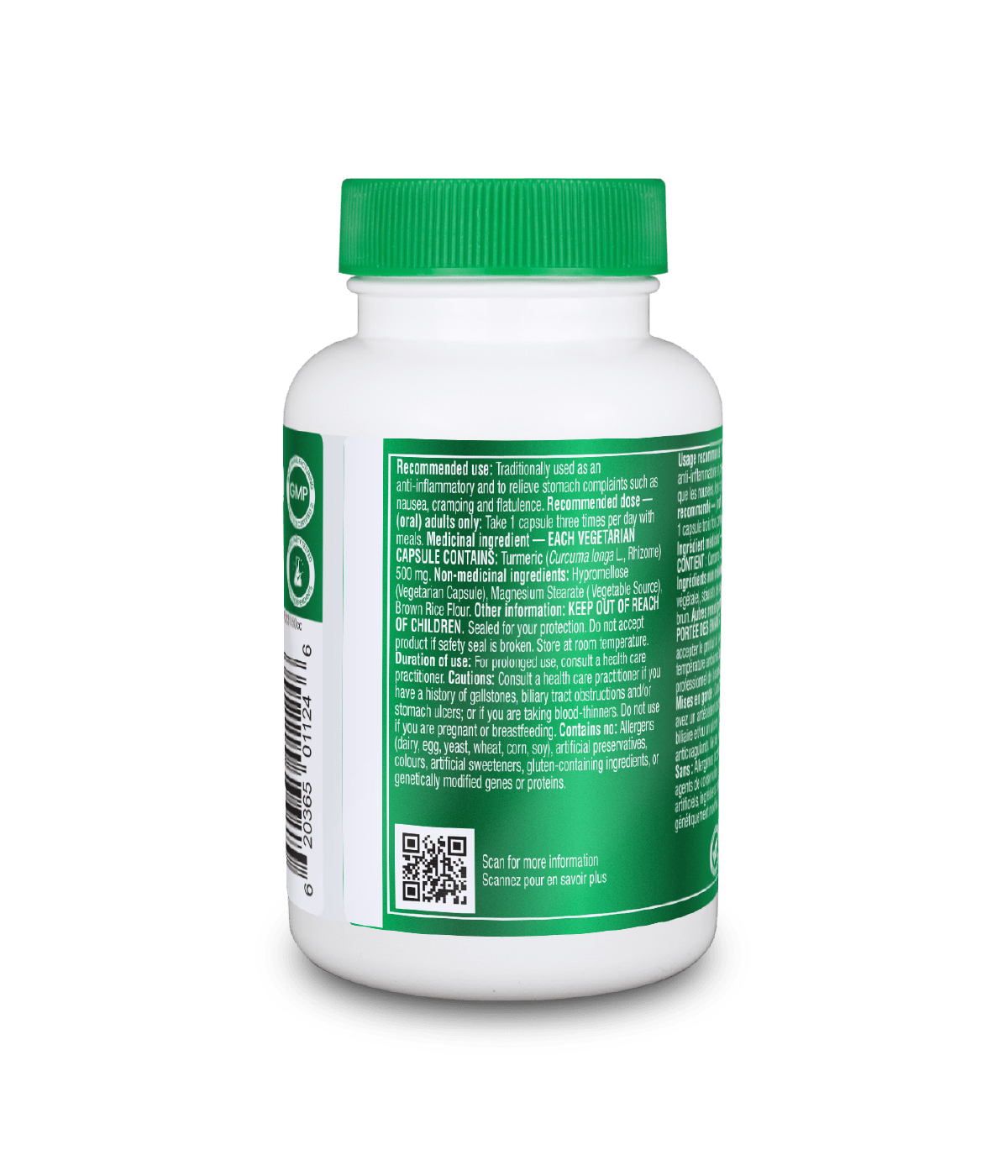 Curcumin - 60 Vcaps - Organika Health Products