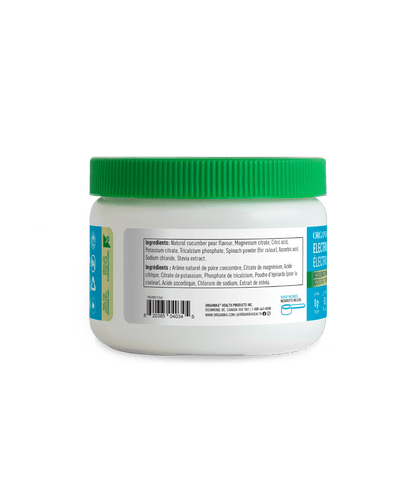 Electrolytes 60 Servings - Cucumber Pear - Cucumber Pear - Organika Health Products
