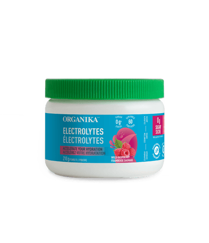 Electrolytes 60 Servings - Wild Raspberry - Wild Raspberry - Organika Health Products