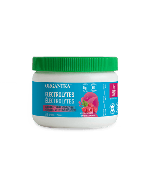 Electrolytes 60 Servings - Wild Raspberry - Wild Raspberry - Organika Health Products