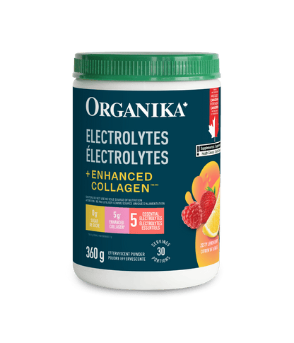 Electrolytes + Enhanced Collagen - Zesty Lemon Berry - Zesty Lemon Berry - Organika Health Products