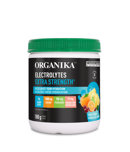Electrolytes Extra Strength - Fruit Punch - Organika Health Products