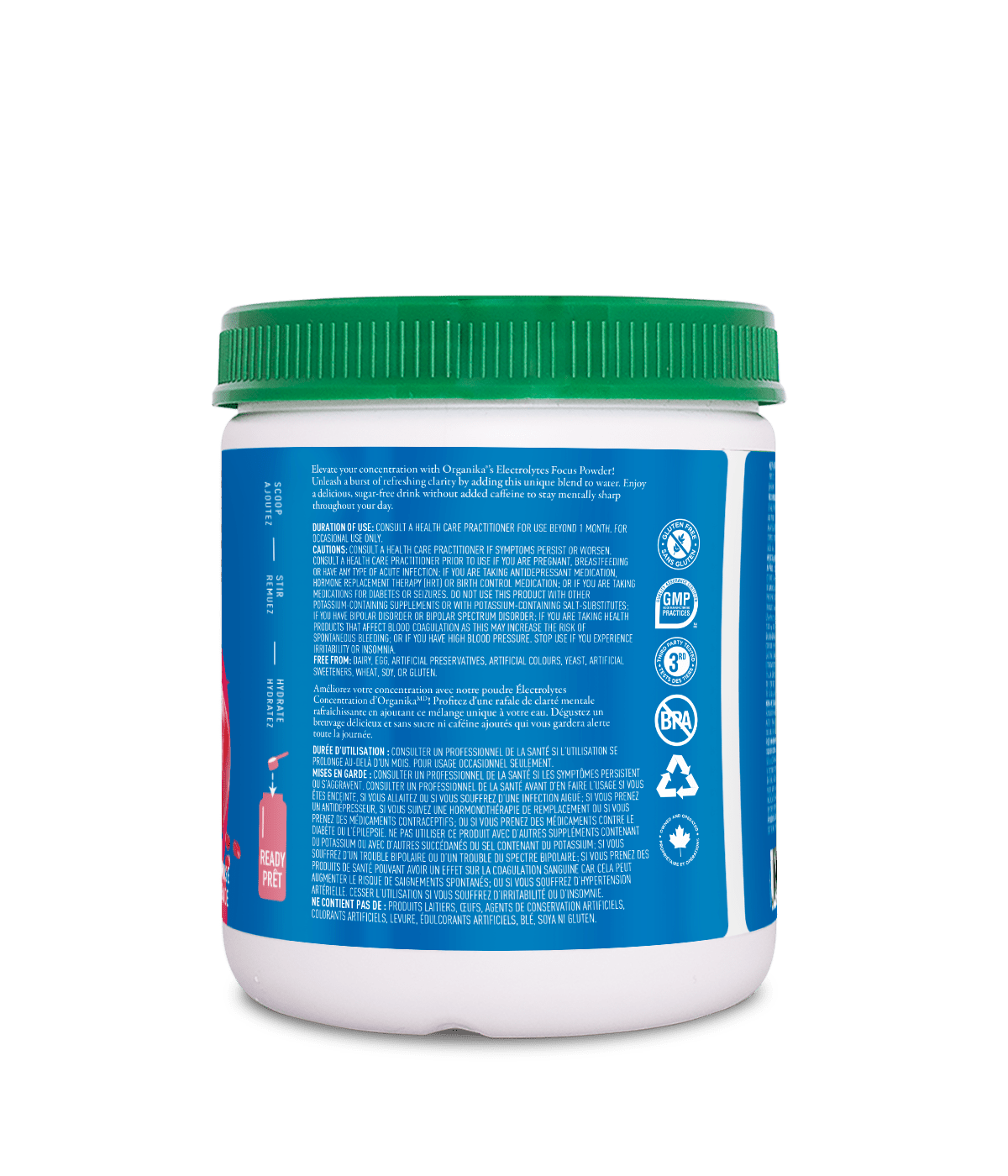Electrolytes Focus - 180 g - Organika Health Products
