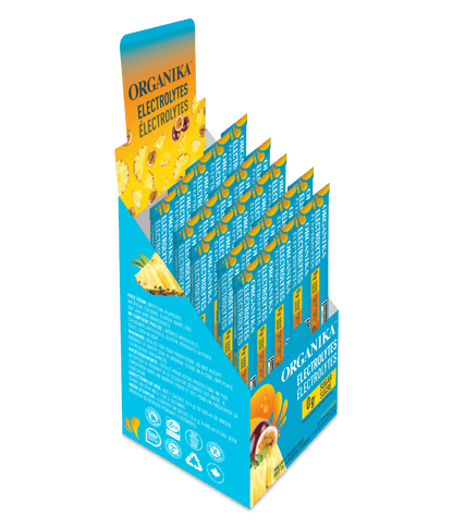 Electrolytes Sachets - Pineapple Passion - Box (25 Sachets) - Organika Health Products