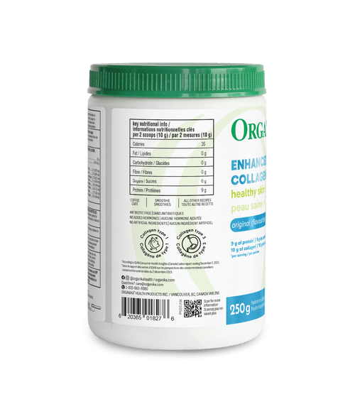 Enhanced Collagen Original - 500 g - Organika Health Products