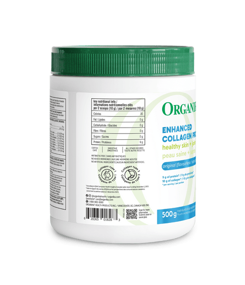 Enhanced Collagen Original - 500 g - Organika Health Products