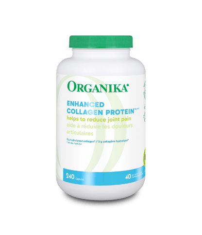 Enhanced Collagen Protein Capsules - 240 Capsules - Organika Health Products