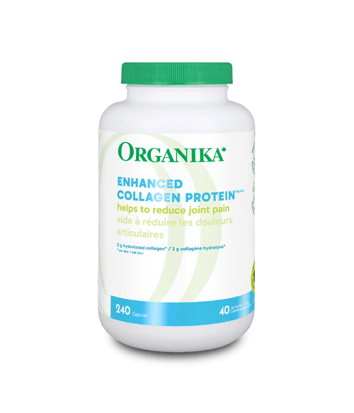 Enhanced Collagen Protein Capsules - 240 Capsules - Organika Health Products