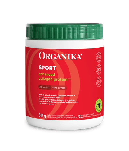 Enhanced Collagen Protein Sport - Flavourless - 517 g - Organika Health Products