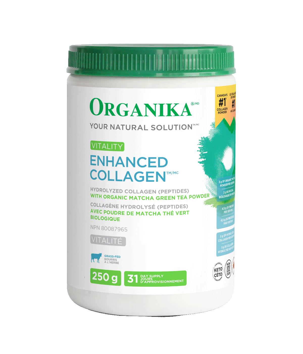 Enhanced Collagen Vitality - 250 g - Organika Health Products