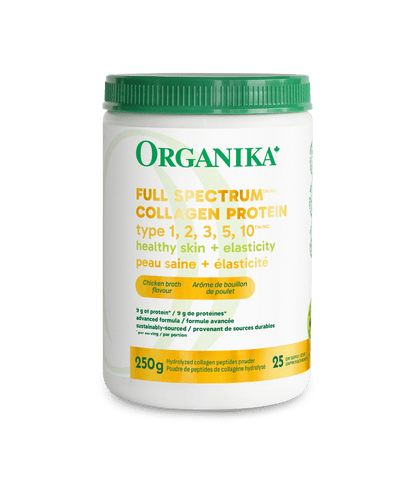Full Spectrum Collagen 1, 2, 3, 5, 10 - Light Chicken Broth - Organika Health Products