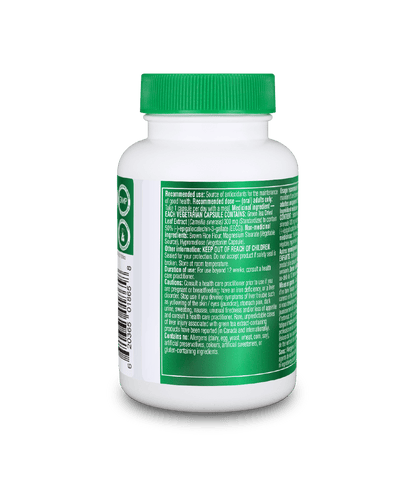 Green Tea Extract - 60 Vcaps - Organika Health Products