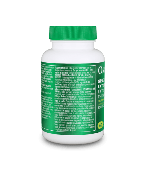 Green Tea Extract - 60 Vcaps - Organika Health Products