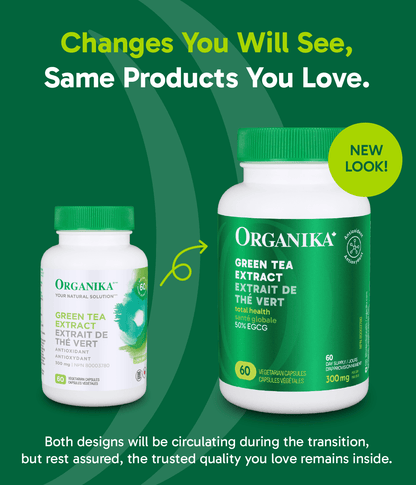Green Tea Extract - 60 Vcaps - Organika Health Products
