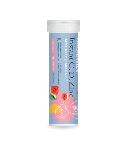 Instant C, D, Zinc Immunity Effervescent - Watermelon
