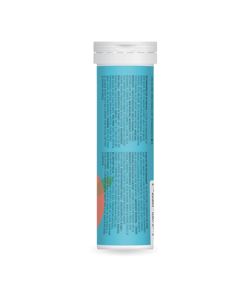Instant C Effervescent with Stevia - Peach Mango - Single Tubes - Organika Health Products