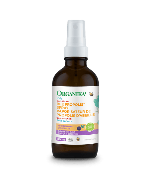 Kids Canadian Bee Propolis Spray with Elderberry - 30 ml - Organika Health Products