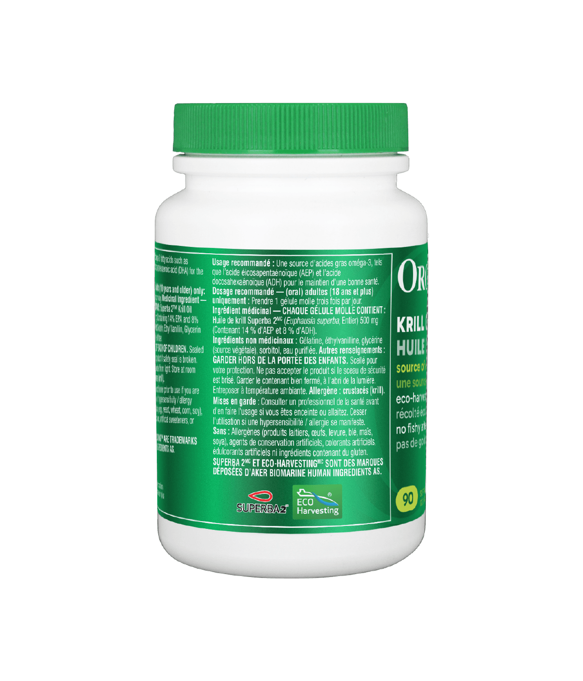 Krill Oil - 90 Caps - Organika Health Products