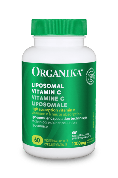 Liposomal Vitamin C 500mg - 60 Vcaps - Organika Health Products