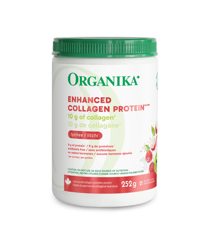 Lychee Enhanced Collagen Protein - Lychee - Organika Health Products