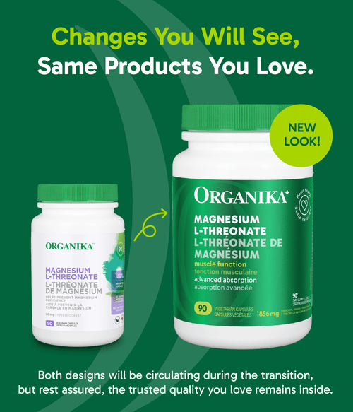 Magnesium L - Threonate - 90 Vcaps - Organika Health Products