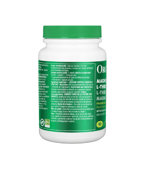 Magnesium L - Threonate - 90 Vcaps - Organika Health Products