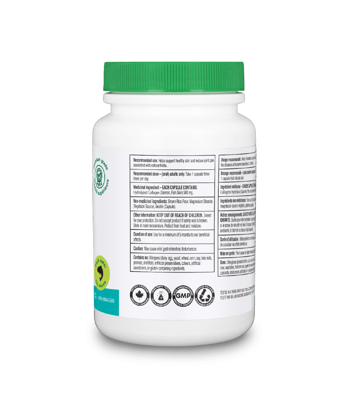 Marine Collagen Capsules - 90 caps - Organika Health Products