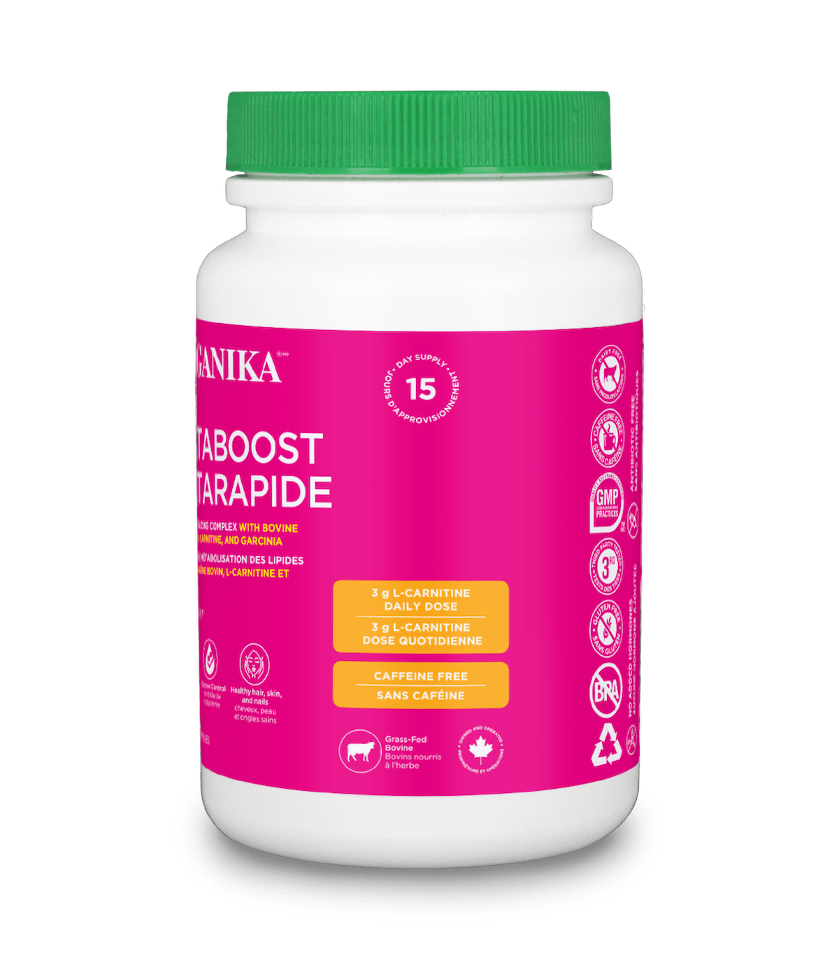 Metaboost Fat Metabolizing Complex Capsules - 120 capsules - Organika Health Products