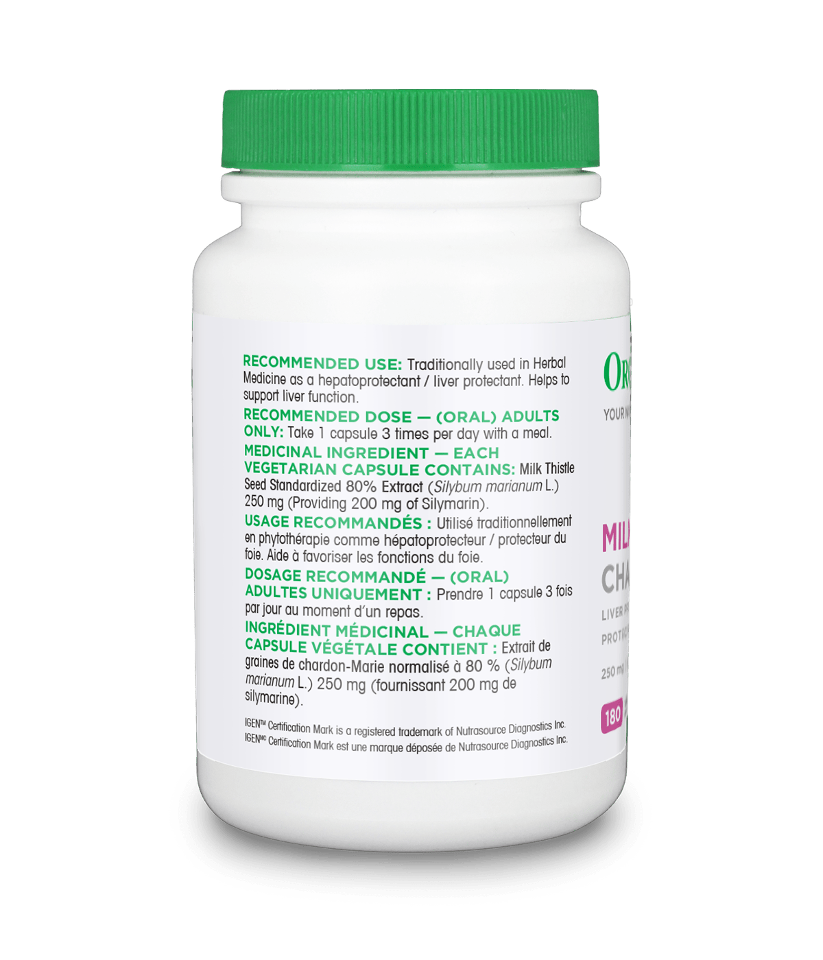 Milk Thistle - 90 Vcaps - Organika Health Products