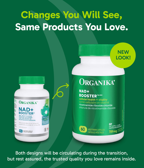 NAD+ Booster - 60 Vcaps - Organika Health Products