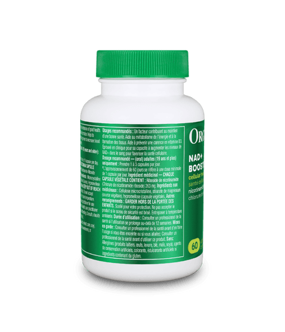 NAD+ Booster - 60 Vcaps - Organika Health Products
